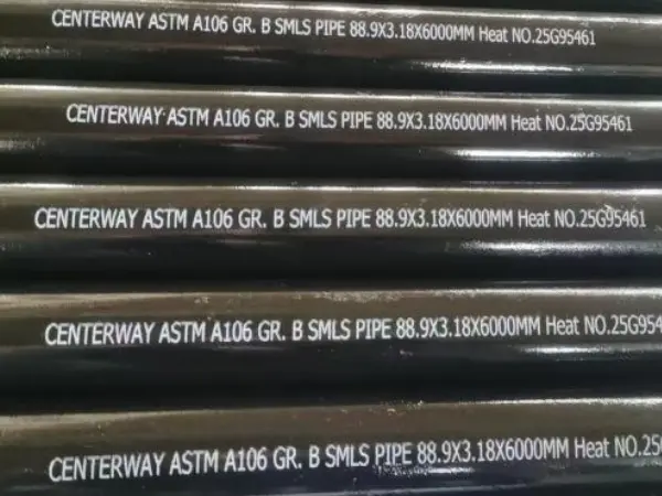 ASTM A106 seamless carbon steel pipe, A106 Grade B pipe, ASME SA106 pipe, carbon steel seamless pipe, high-temperature steel pipe